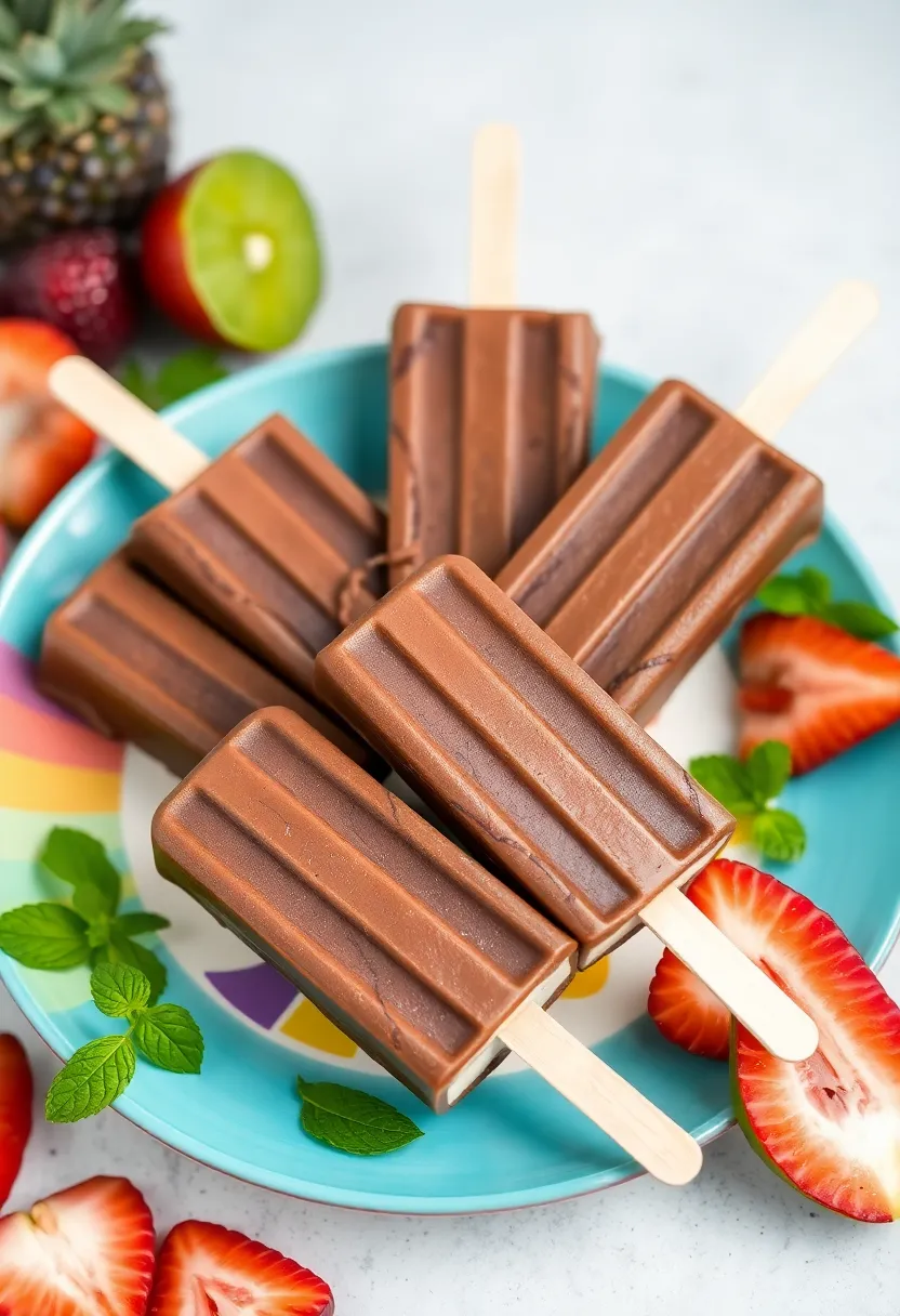 28 Easy Healthy Dessert Recipes That Taste Indulgent - 22. Chocolate Coconut Popsicles