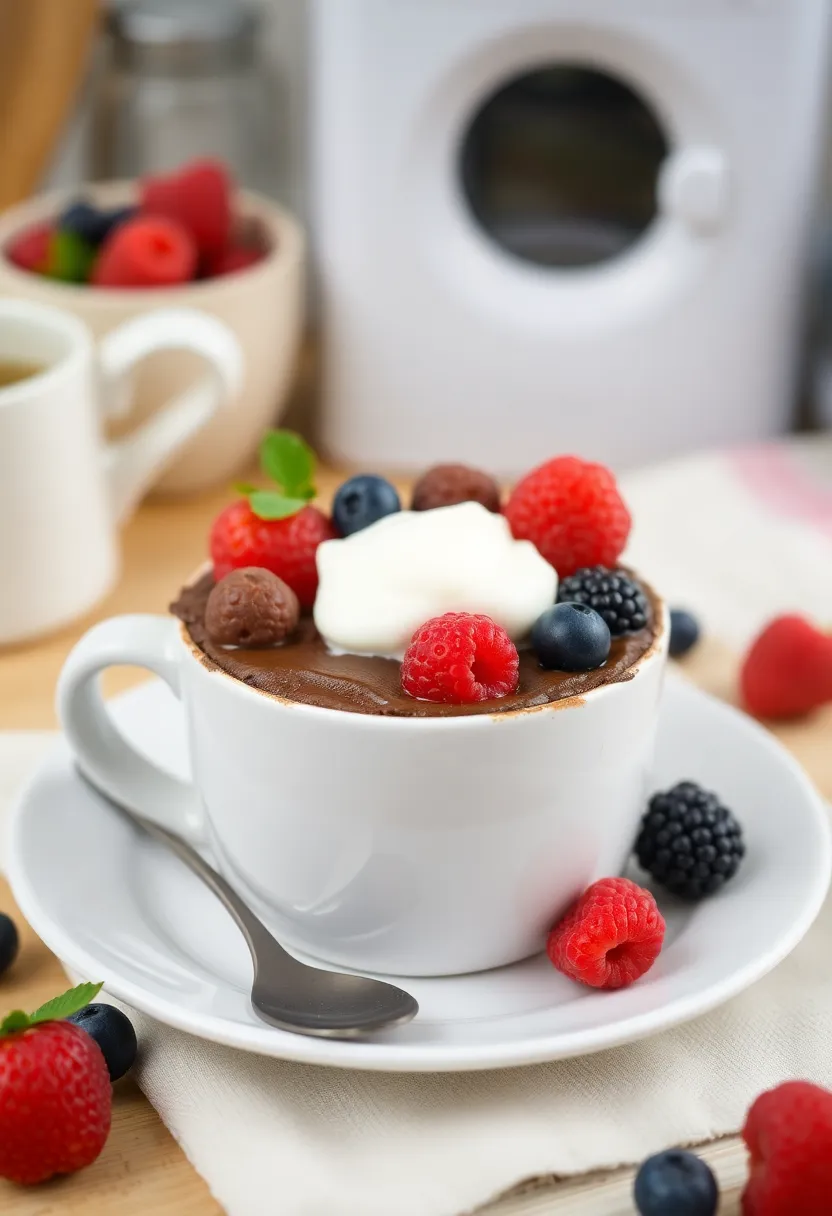 28 Easy Healthy Dessert Recipes That Taste Indulgent - 28. Healthy Chocolate Mug Cake