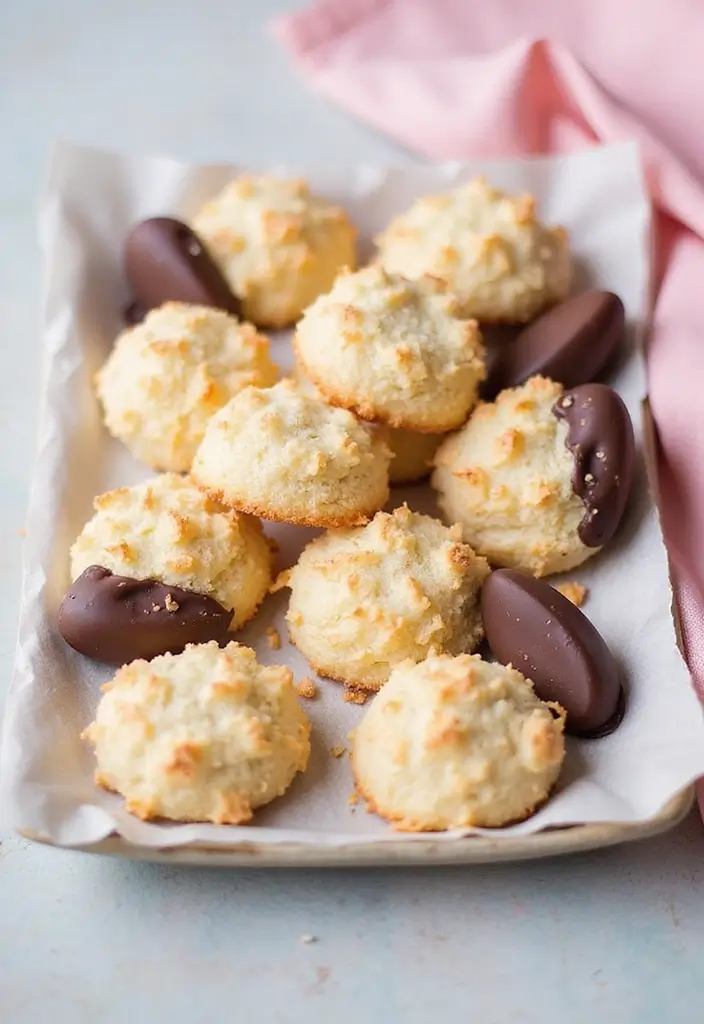 28 Easy Healthy Dessert Recipes That Taste Indulgent - 6. Coconut Macaroons