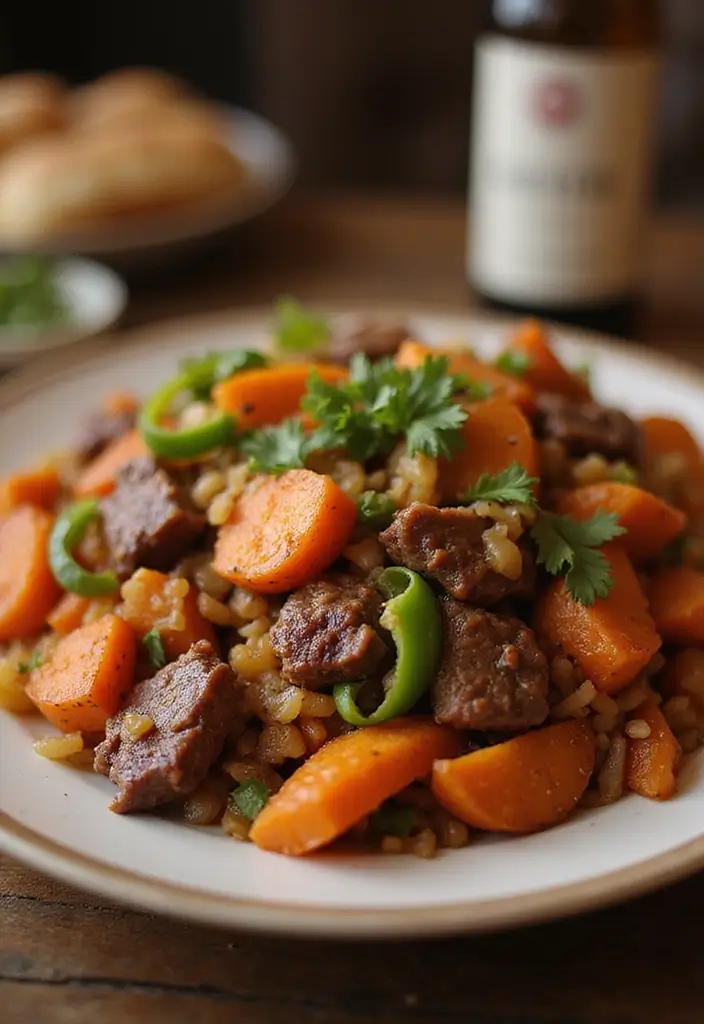 28 Healthy Beef Dinner Recipes That Feel Hearty and Clean - 15. Beef and Sweet Potato Hash