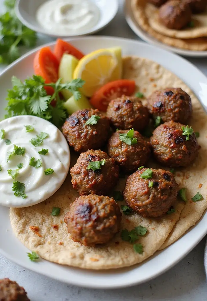 28 Healthy Beef Dinner Recipes That Feel Hearty and Clean - 18. Beef Kofta with Tzatziki
