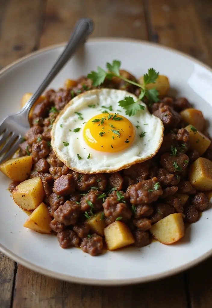 28 Healthy Beef Dinner Recipes That Feel Hearty and Clean - 26. Beef and Potato Hash