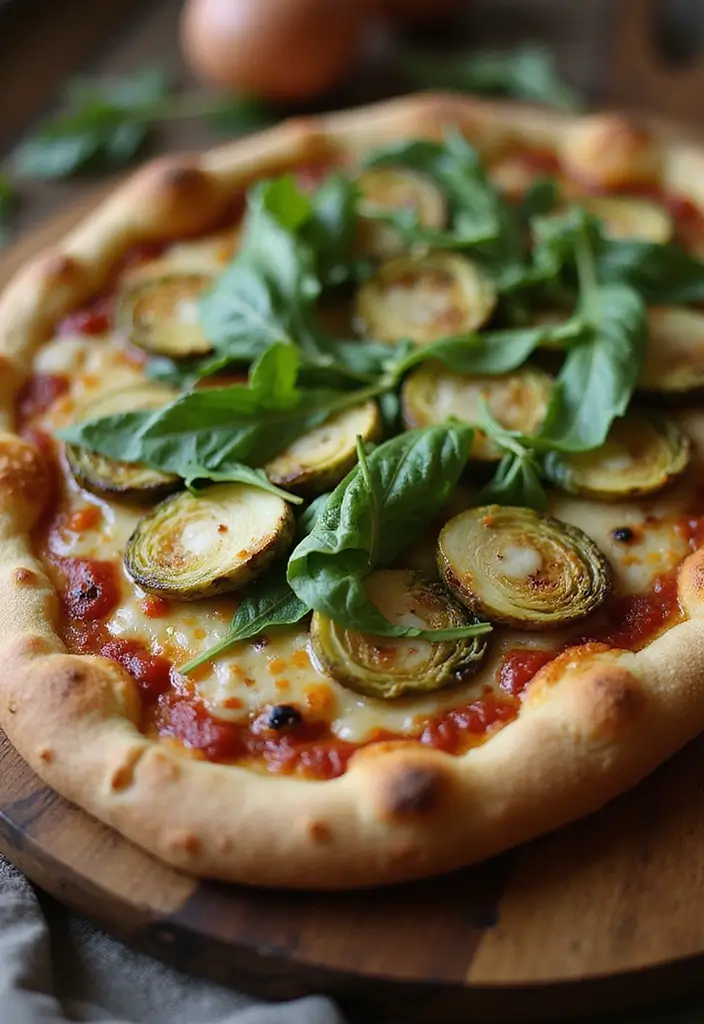 28 Healthy Brussels Sprout Recipes That Taste Amazing - 11. Brussels Sprout Pizza