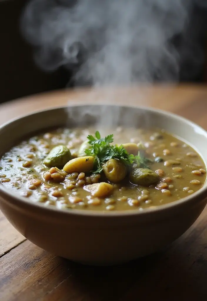28 Healthy Brussels Sprout Recipes That Taste Amazing - 21. Brussels Sprout and Lentil Soup