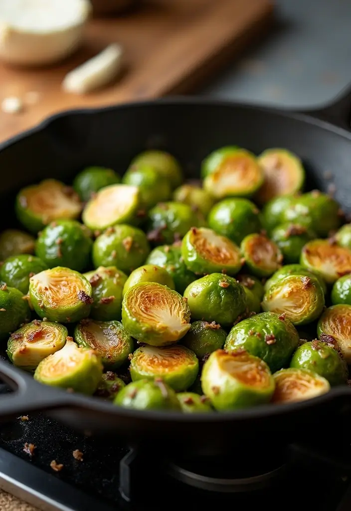 28 Healthy Brussels Sprout Recipes That Taste Amazing - 5. Sautéed Brussels Sprouts with Garlic