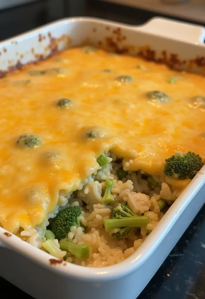 28 Healthy Chicken Lunch Recipes That Travel Well - 21. Chicken and Broccoli Rice Casserole