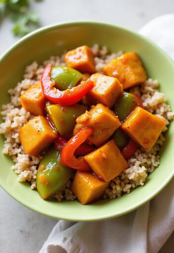 28 Healthy Chicken Lunch Recipes That Travel Well - 9. Sweet and Sour Chicken Bowls