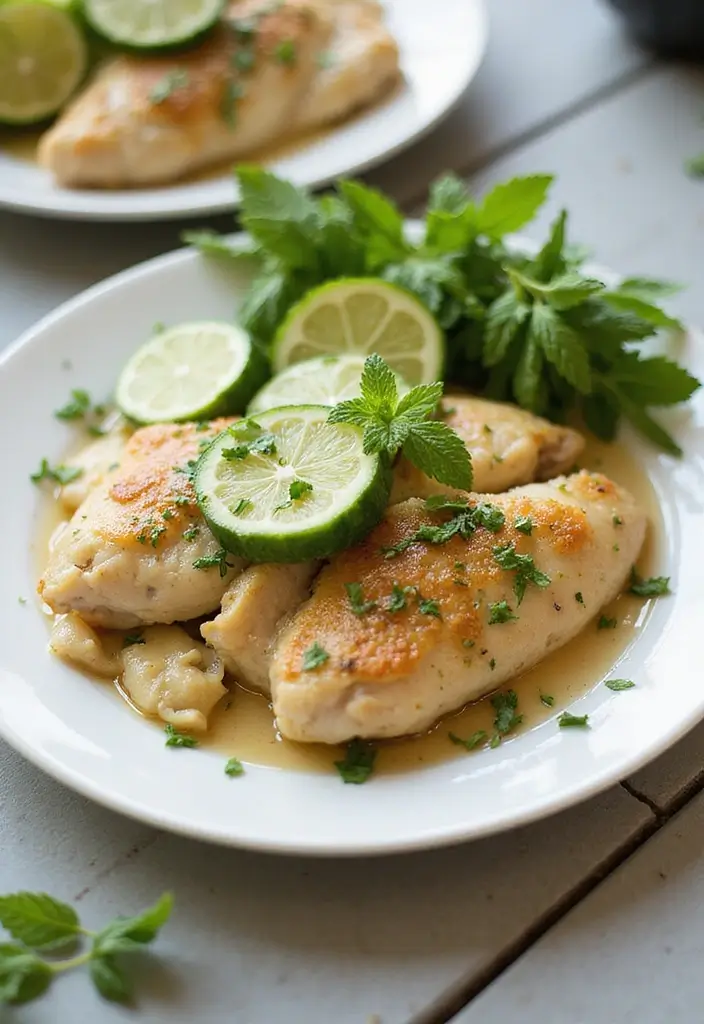28 Healthy Chicken Piccata Recipes That are Light and Lemony - 20. Lemon Cucumber Chicken Piccata