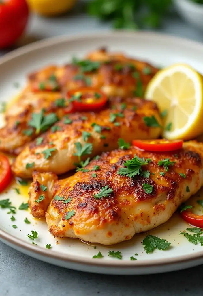 28 Healthy Chicken Piccata Recipes That are Light and Lemony - 7. Spicy Lemon Chicken Piccata