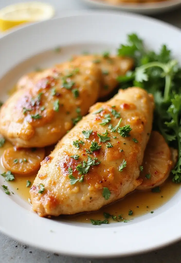 28 Healthy Chicken Piccata Recipes That are Light and Lemony - 8. Honey Lemon Chicken Piccata