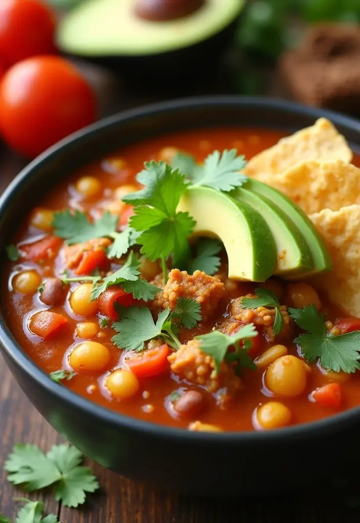 28 Healthy Chicken Tortilla Soup Crock Pot Recipes That Cook Themselves - 1. Classic Healthy Chicken Tortilla Soup