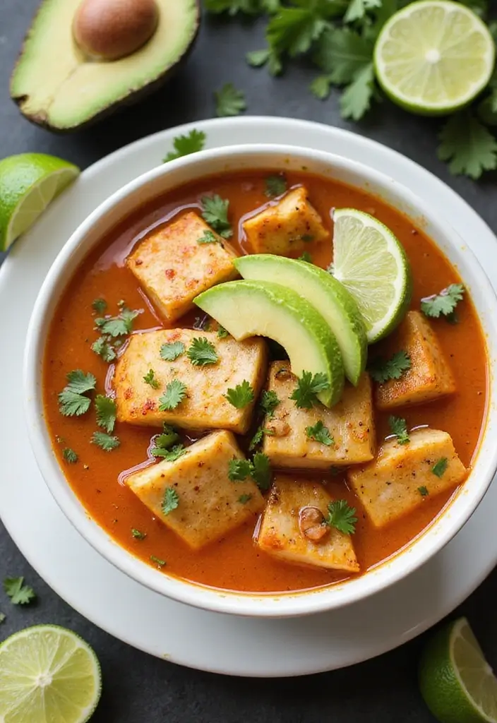 28 Healthy Chicken Tortilla Soup Crock Pot Recipes That Cook Themselves - 24. Fish Taco Chicken Tortilla Soup