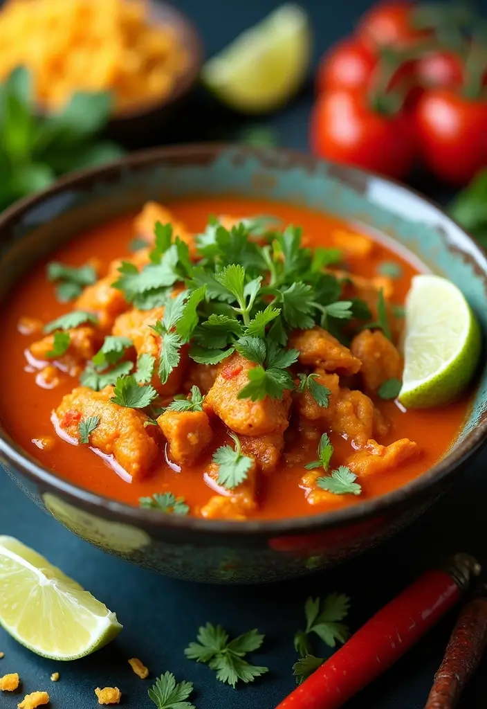 28 Healthy Chicken Tortilla Soup Crock Pot Recipes That Cook Themselves - 26. Jerk Chicken Tortilla Soup