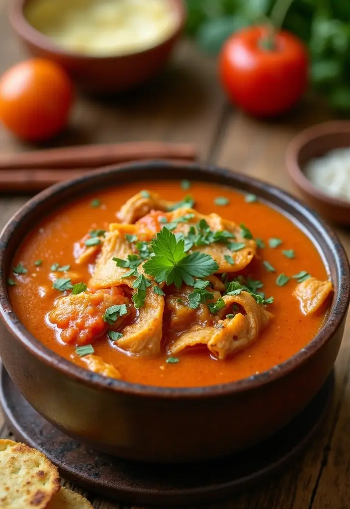 28 Healthy Chicken Tortilla Soup Crock Pot Recipes That Cook Themselves - 28. Smoky Paprika Chicken Tortilla Soup