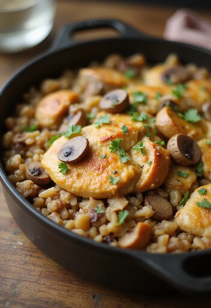 28 Healthy Chicken and Rice Casserole Recipes That Comfort - 14. Chicken and Wild Rice Casserole