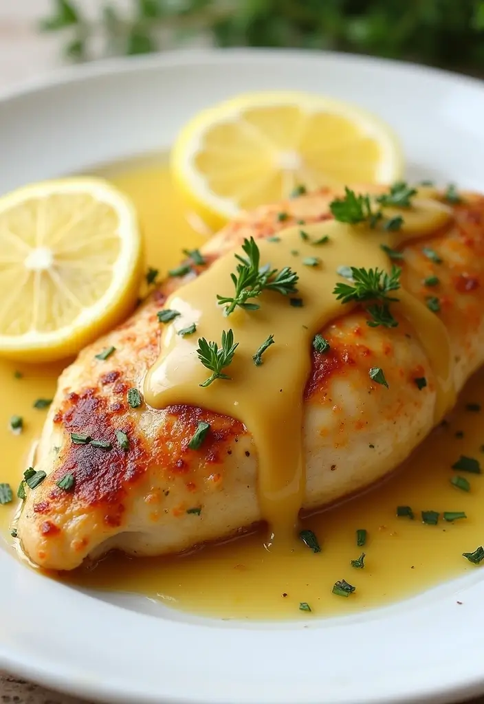 28 Healthy Lemon Chicken Recipes That Are Fresh and Zingy - 20. Lemon Mustard Chicken