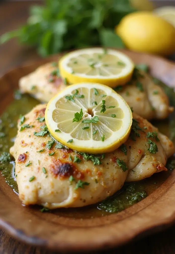28 Healthy Lemon Chicken Recipes That Are Fresh and Zingy - 26. Lemon Pesto Chicken