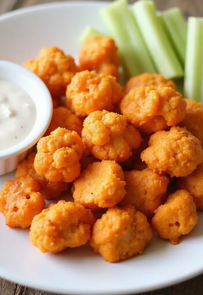 28 Healthy Low Carb Recipes That Don’t Sacrifice Taste - 10. Buffalo Cauliflower Bites