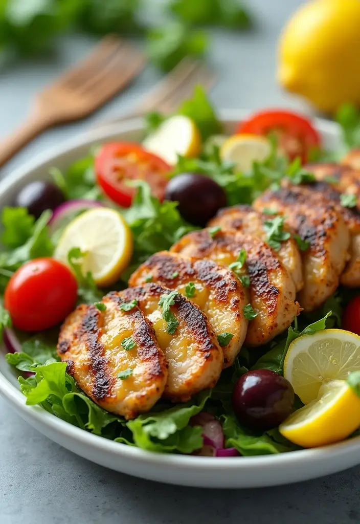 28 Healthy Low Carb Recipes That Don’t Sacrifice Taste - 11. Greek Salad with Grilled Chicken