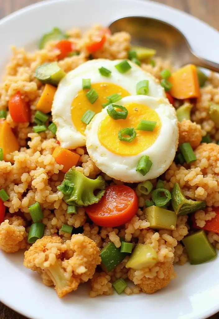 28 Healthy Low Carb Recipes That Don’t Sacrifice Taste - 3. Cauliflower Fried Rice