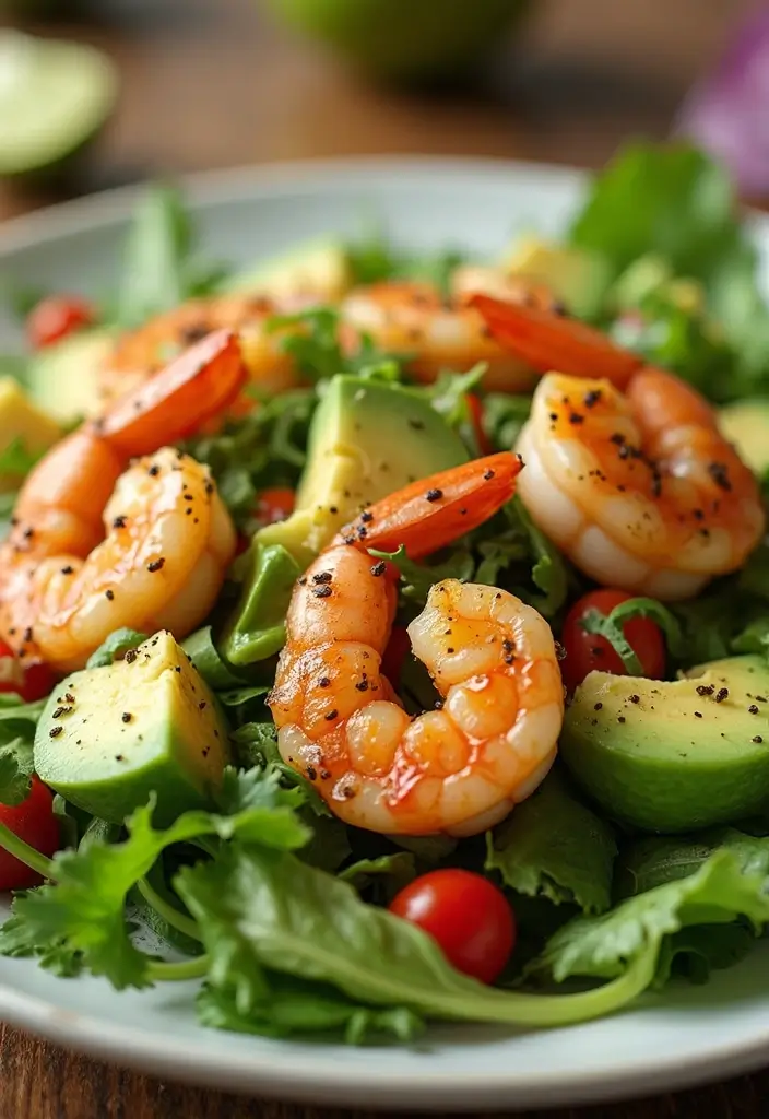 28 Healthy Low Carb Recipes That Don’t Sacrifice Taste - 8. Shrimp and Avocado Salad