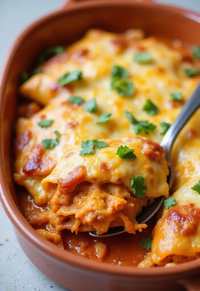 28 Healthy Mexican Dinner Recipes That Are Fresh and Zesty - 10. Healthy Chicken Enchilada Casserole