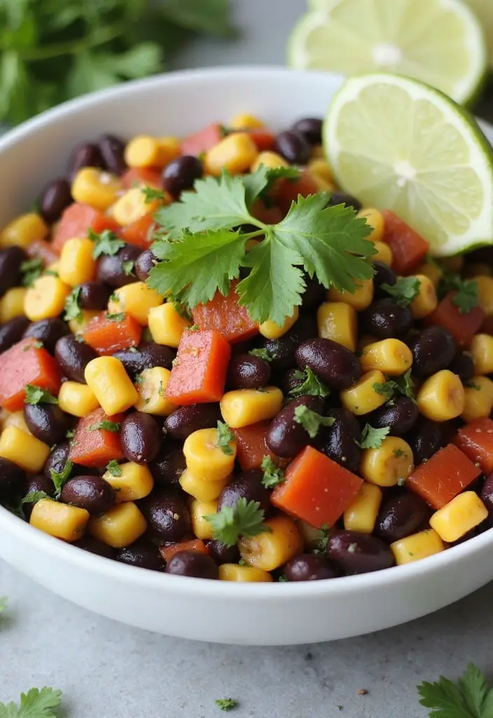 28 Healthy Mexican Dinner Recipes That Are Fresh and Zesty - 11. Black Bean and Corn Salad