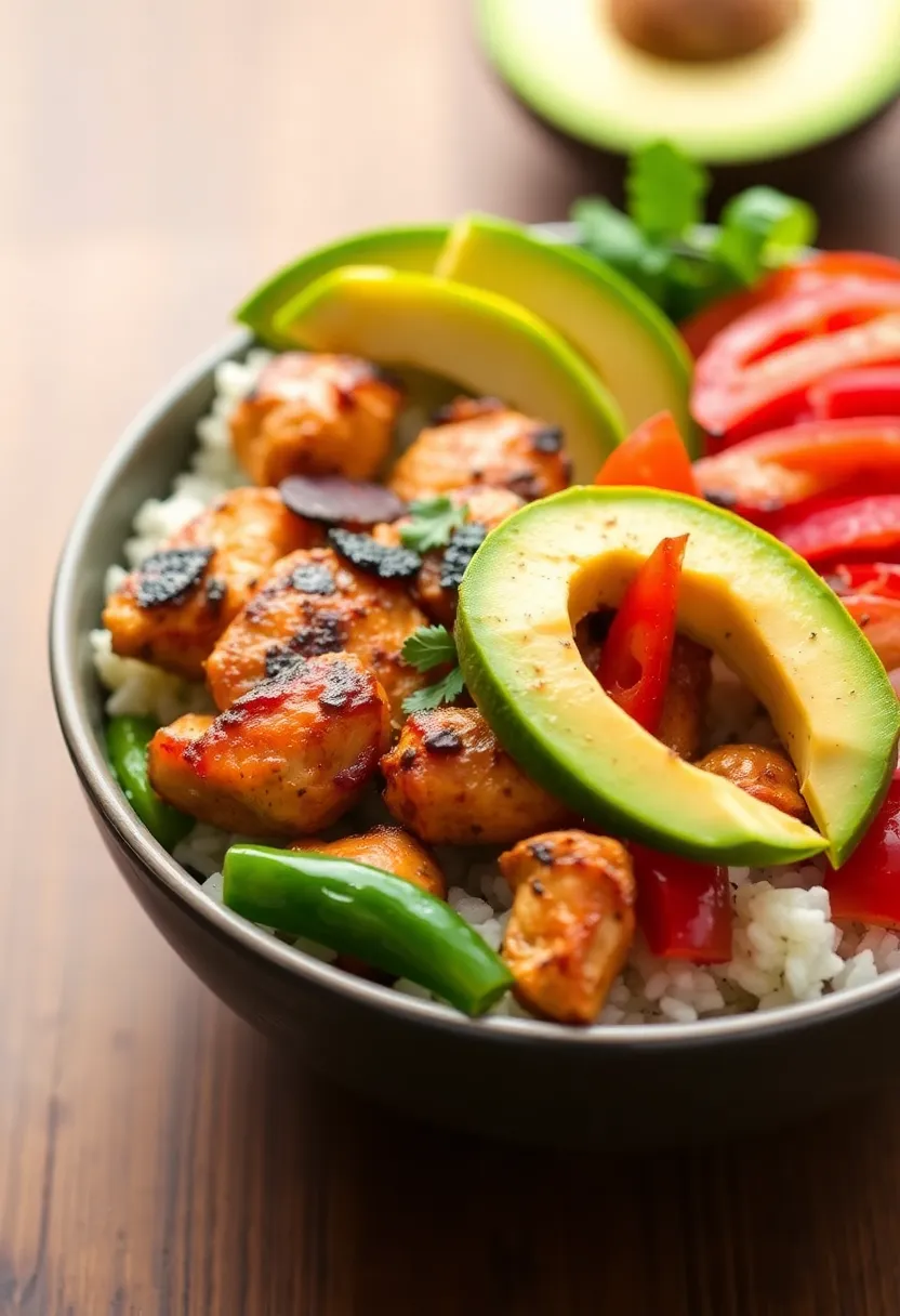 28 Healthy Mexican Dinner Recipes That Are Fresh and Zesty - 27. Chicken Fajita Bowls