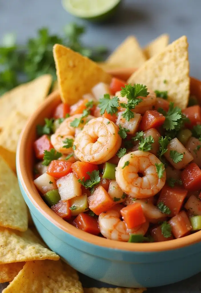 28 Healthy Mexican Dinner Recipes That Are Fresh and Zesty - 3. Zesty Shrimp Ceviche