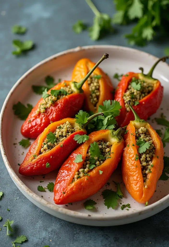 28 Healthy Mexican Dinner Recipes That Are Fresh and Zesty - 9. Chiles Rellenos with Quinoa
