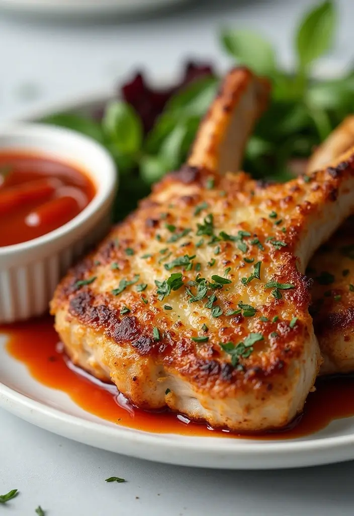 28 Healthy Pork Chop Recipes That Are Juicy and Lean - 18. Italian Herb and Cheese Pork Chops