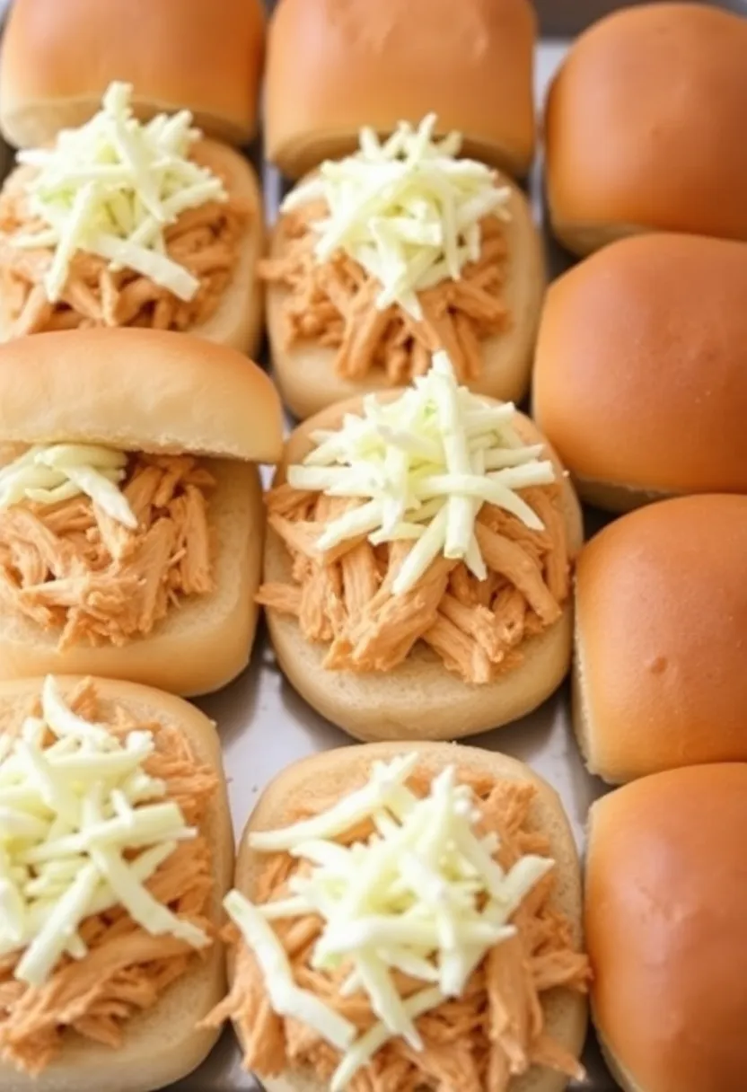 28 Healthy Shredded Chicken Recipes for Meal Prep - 26. Shredded Chicken Sliders