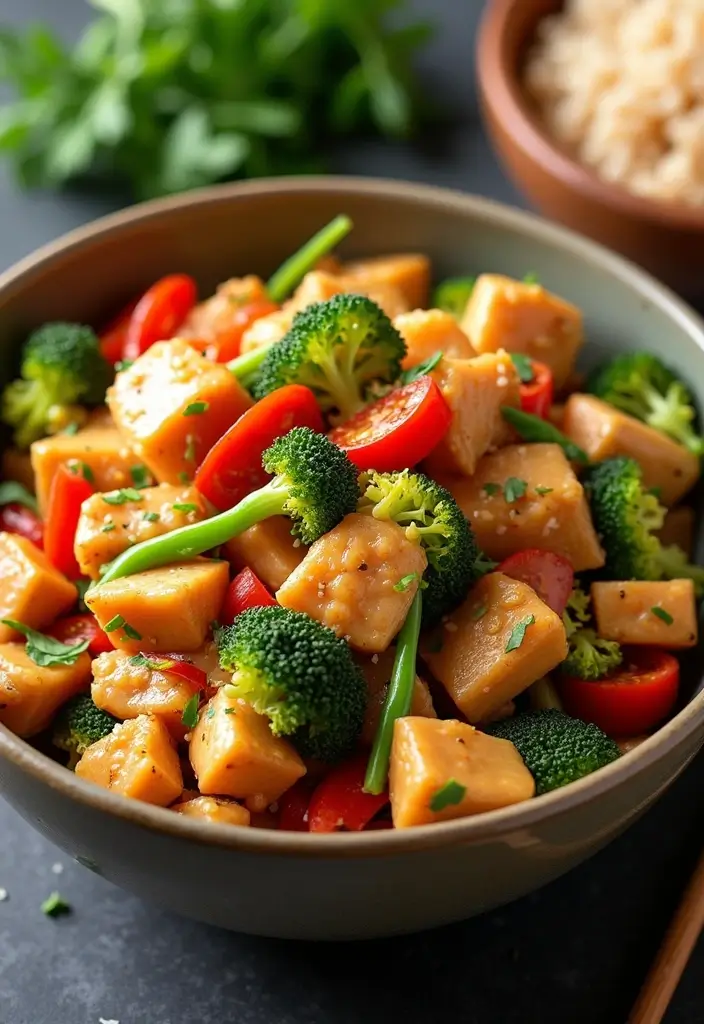 28 Healthy Shredded Chicken Recipes for Meal Prep - 7. Chicken Stir-Fry