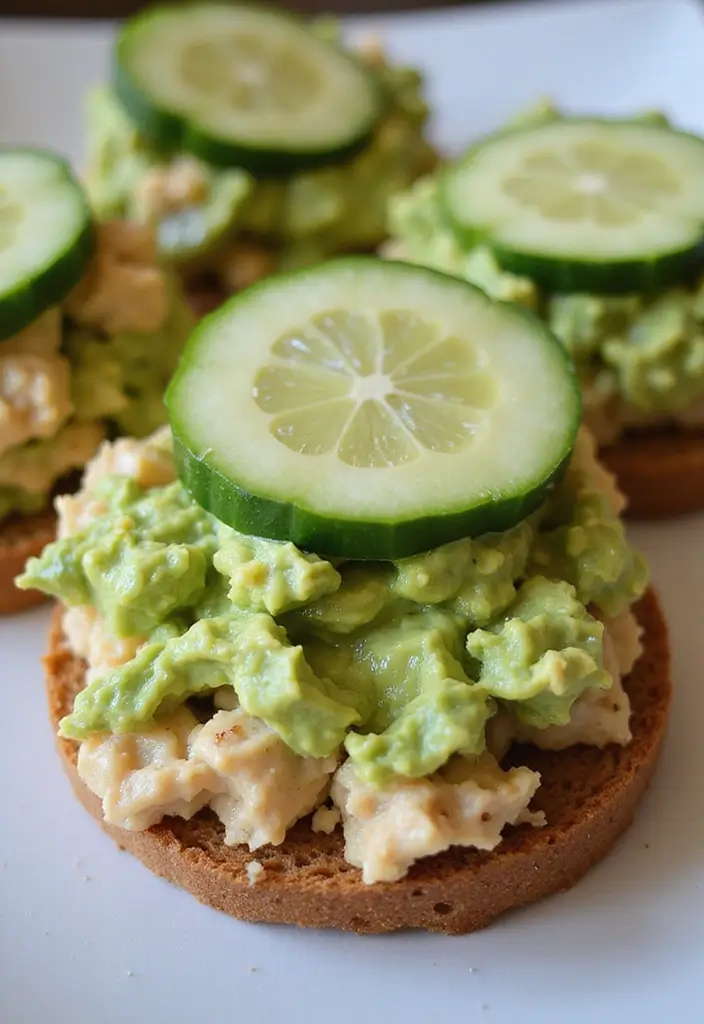 28 Tuna Sandwich Recipes Healthy Lunches You’ll Love - 2. Avocado Tuna Sandwich