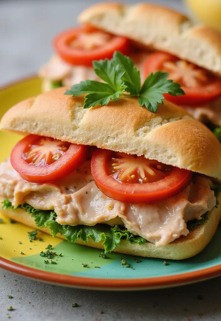 28 Tuna Sandwich Recipes Healthy Lunches You’ll Love - 22. Tuna and Tomato Sandwich