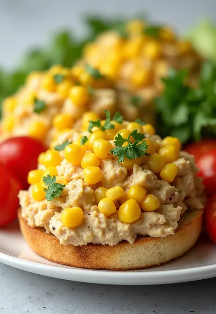 28 Tuna Sandwich Recipes Healthy Lunches You’ll Love - 25. Tuna and Corn Sandwich