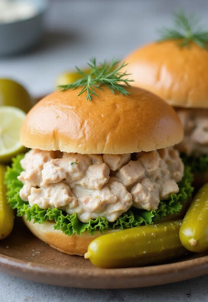 28 Tuna Sandwich Recipes Healthy Lunches You’ll Love - 26. Tuna and Dill Sandwich