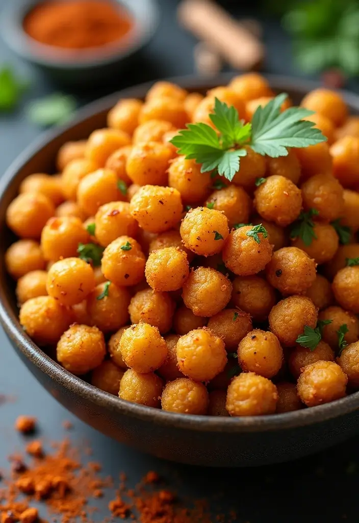 29 Air Fryer Recipes Healthy and Crispy Every Time - 1. Crispy Air Fryer Chickpeas