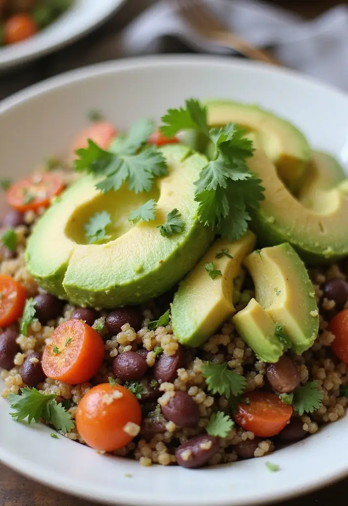29 Air Fryer Recipes Healthy and Crispy Every Time - 17. Air Fryer Quinoa and Black Bean Bowl