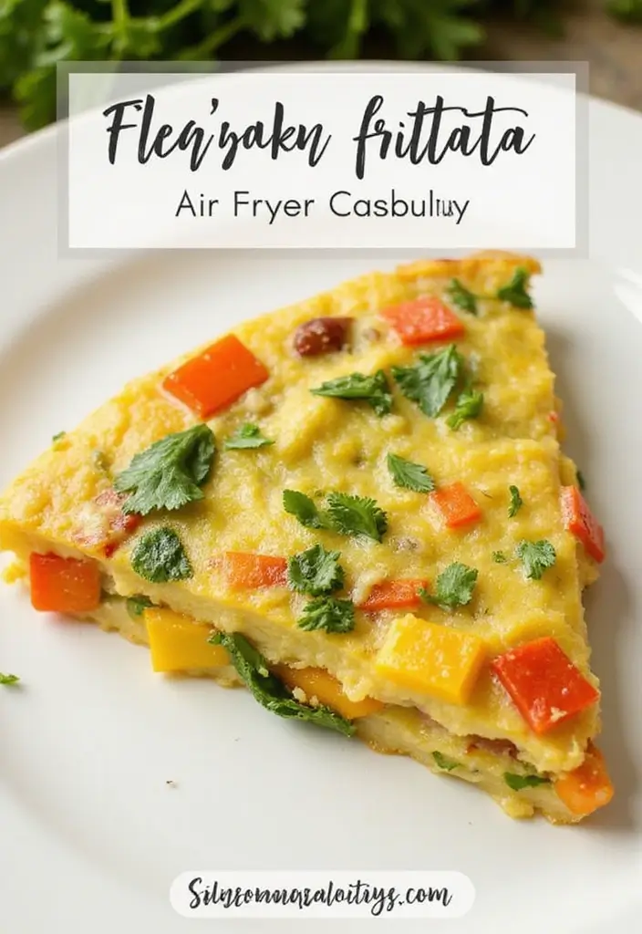 29 Air Fryer Recipes Healthy and Crispy Every Time - 19. Air Fryer Frittata