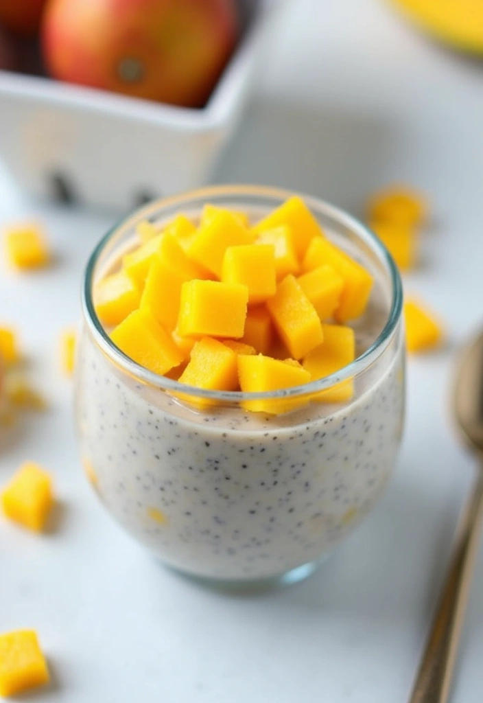 29 Air Fryer Recipes Healthy and Crispy Every Time - 28. Air Fryer Mango Coconut Chia Pudding
