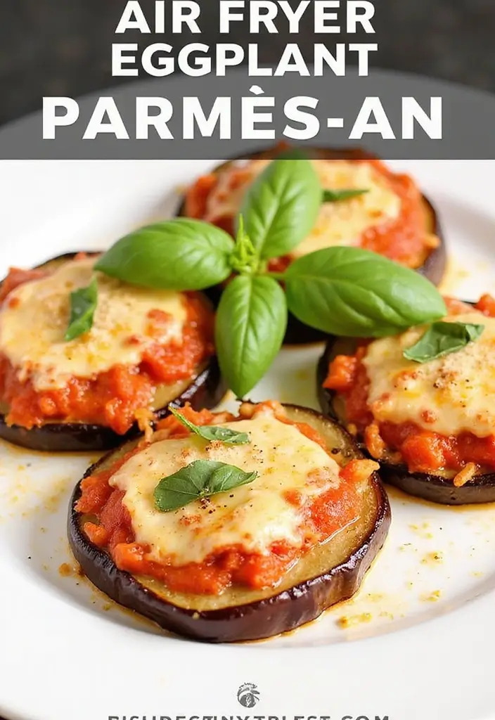 29 Air Fryer Recipes Healthy and Crispy Every Time - 7. Air Fryer Eggplant Parmesan