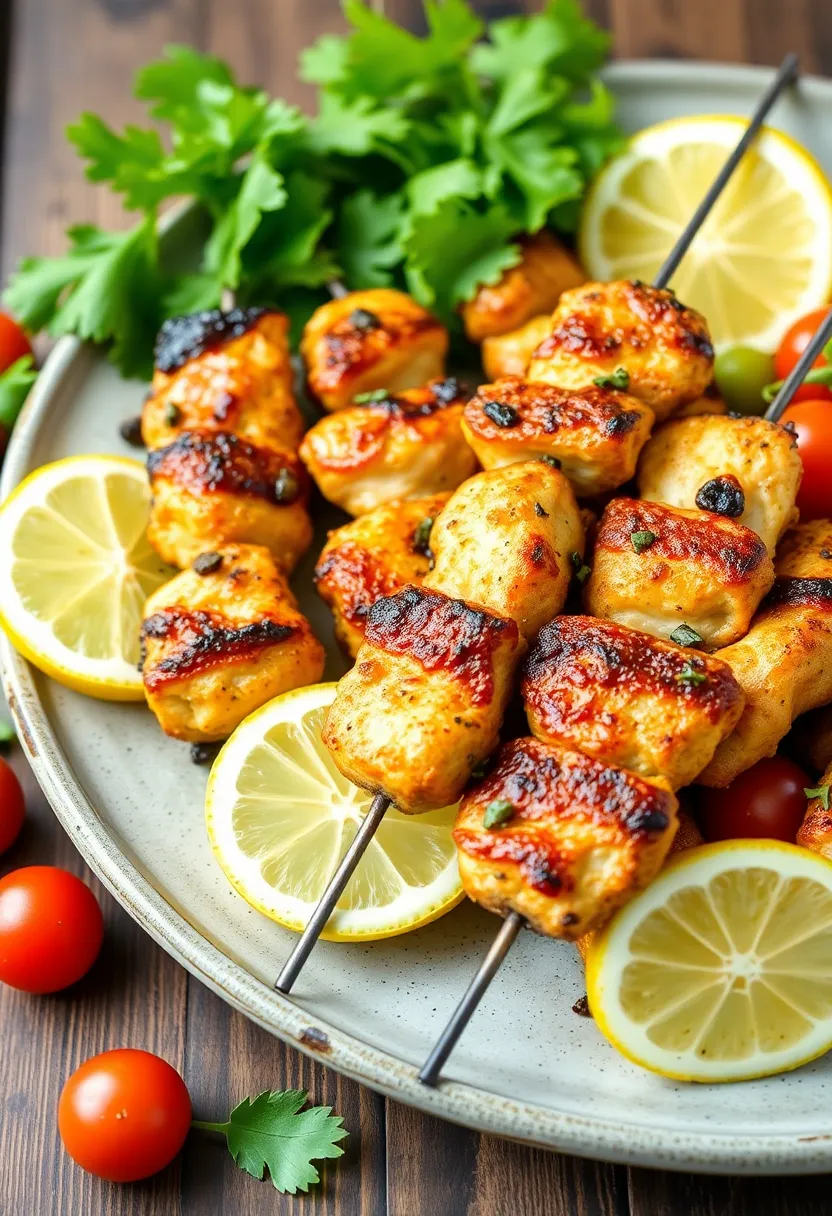 29 Easy Dinner Recipes: Healthy Meals for Busy Nights - 20. Garlic Lemon Chicken Skewers
