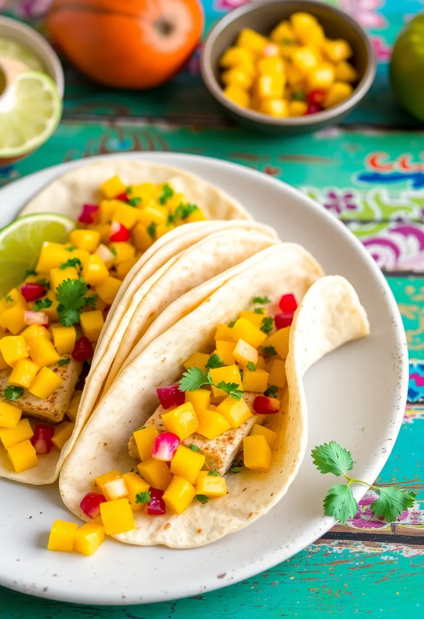 29 Easy Dinner Recipes: Healthy Meals for Busy Nights - 25. Fish Tacos with Mango Salsa