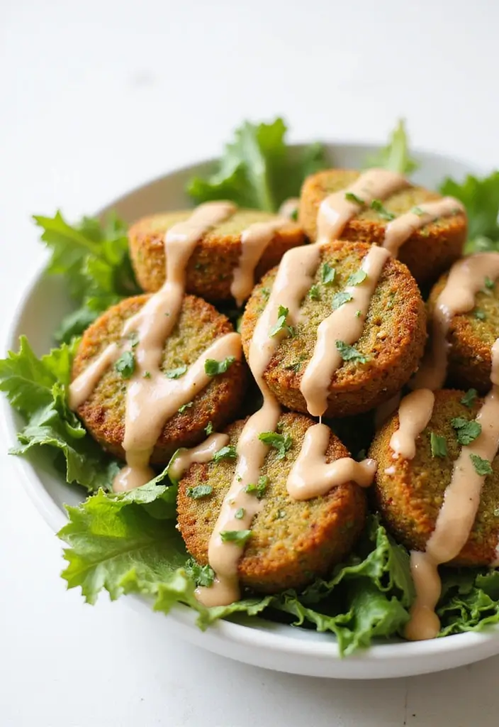 29 Easy Healthy Lunch Recipes You’ll Actually Look Forward To - 16. Baked Falafel Salad