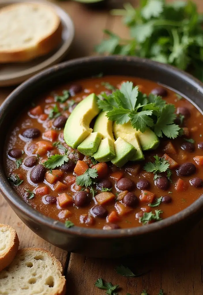 29 Easy Healthy Lunch Recipes You’ll Actually Look Forward To - 23. Spicy Black Bean Soup