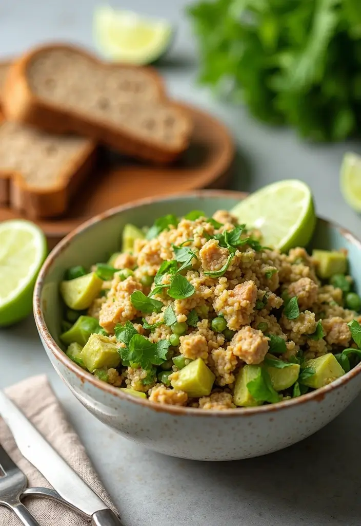 29 Easy Healthy Lunch Recipes You’ll Actually Look Forward To - 6. Avocado Tuna Salad