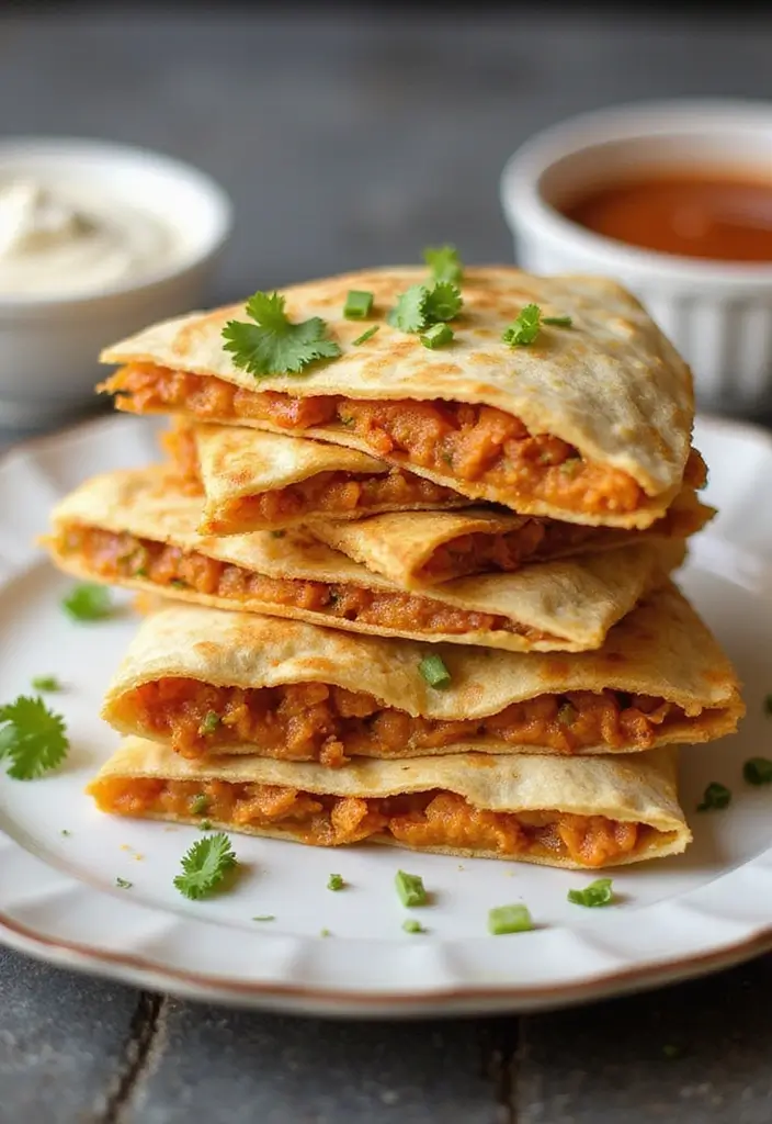 29 Healthy Bang Bang Chicken Recipes That Are Sweet and Spicy - 18. Bang Bang Chicken Quesadillas