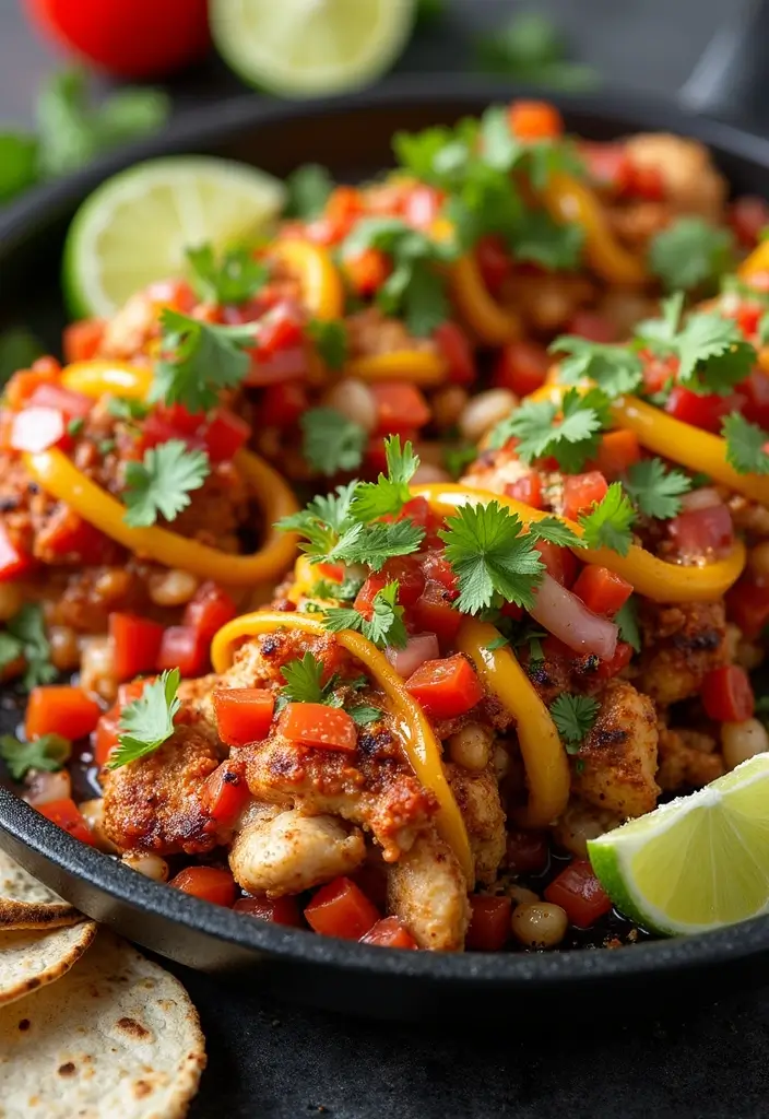 29 Healthy Bang Bang Chicken Recipes That Are Sweet and Spicy - 20. Bang Bang Chicken Fajitas