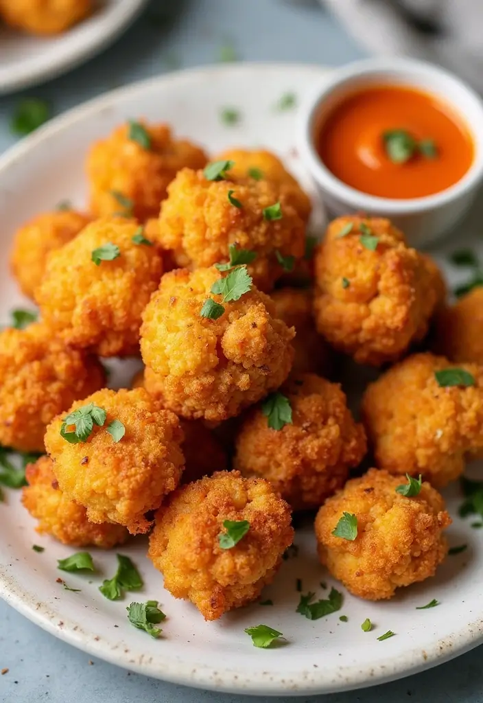 29 Healthy Bang Bang Chicken Recipes That Are Sweet and Spicy - 6. Bang Bang Cauliflower for Veggie Lovers